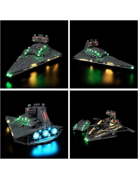 Kit de Luz LED Kyglaring para Lego 75394 Destructor Estelar