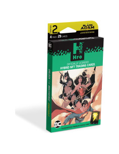 Caja Premium DC Comics Hro: 4 Paquetes de Tarjetas NFT