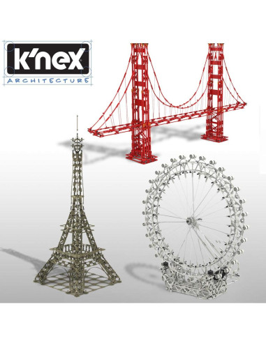 K'NEX Torre Eiffel - Set de Construcción 1462 Piezas 73,66 cm