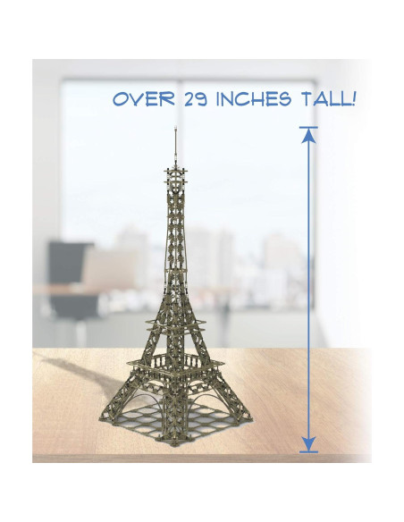 K'NEX Torre Eiffel - Set de Construcción 1462 Piezas 73,66 cm