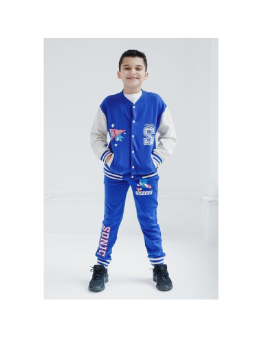 Conjunto Chaqueta y Pantalones Jogger SEGA Sonic Niños 4-16