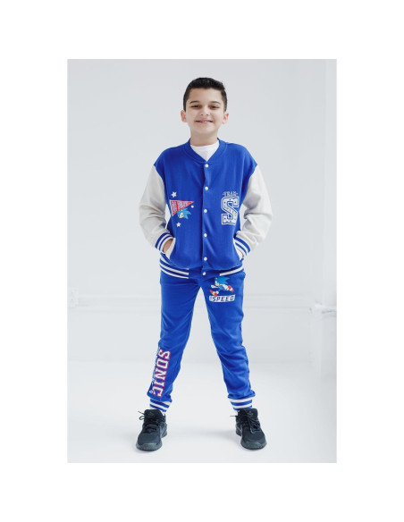Conjunto Chaqueta y Pantalones Jogger SEGA Sonic Niños 4-16