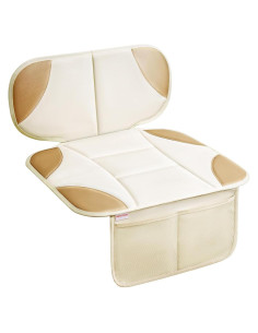 Protector de Asiento de Coche Siivton Antideslizante Beige
