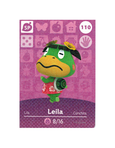 Tarjeta Amiibo Leila 110/200 Nintendo Animal Crossing