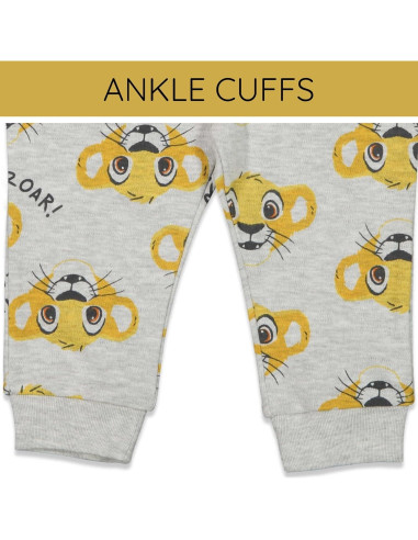 Pantalones Disney Rey León 2 Paquetes para Bebés 3 Meses