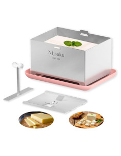Prensa de Tofu Nijsaku de Acero Inoxidable 16x12 cm