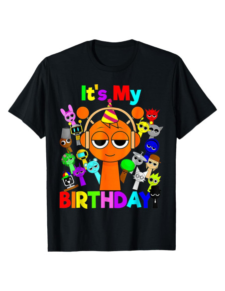 Camiseta Feliz Cumpleaños Sprunky! para Niños - Ligera y Clásica