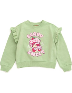 Conjunto sudadera y pantalones Strawberry Shortcake 2T-10-12 verde 2