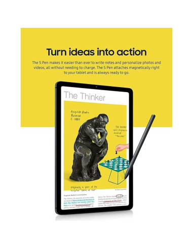 2 Stylus S Pen Reemplazo para Samsung Galaxy Tab S6 Lite Gris