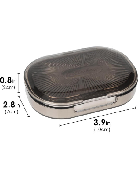 Organizadores de Hisopos de Algodón Adorila - 2 Piezas Portátiles