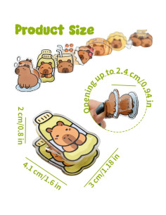 7 Clips para Bolsas de Comida Dotbengc - Selladores de Acrílico 2