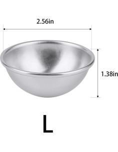 Kit de Molde para Bombas de Baño 20 Piezas Petutu Aluminio 2