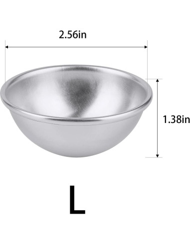 Kit de Molde para Bombas de Baño 20 Piezas Petutu Aluminio