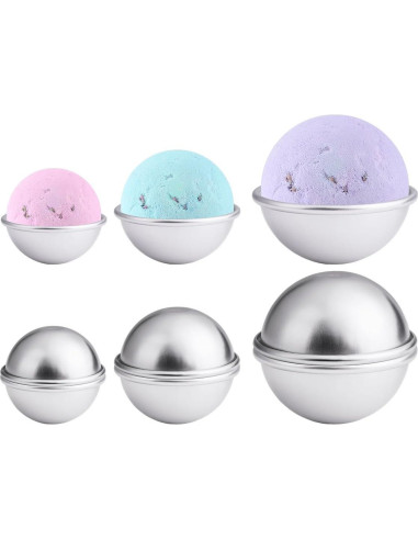 Kit de Molde para Bombas de Baño 20 Piezas Petutu Aluminio