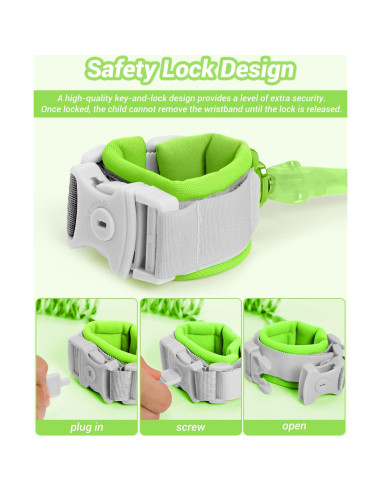 Correas de Seguridad para Niños Dr.meter - 2 Paquetes 2.5m