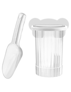 Cuchara de Hielo con Soporte Yitexin - Plástico Blanco Multifuncional