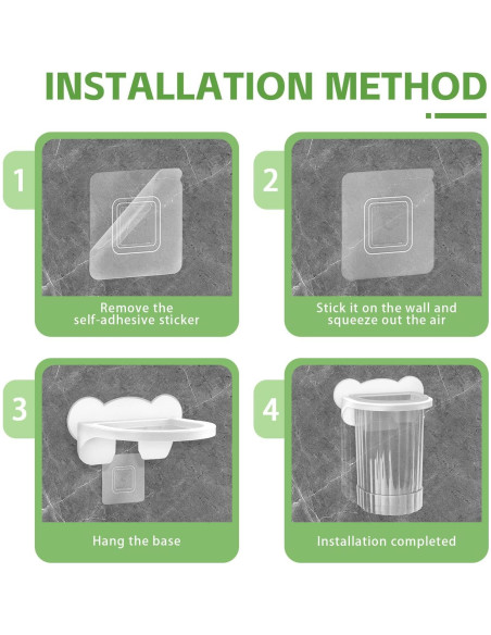 Cuchara de Hielo con Soporte Yitexin - Plástico Blanco Multifuncional