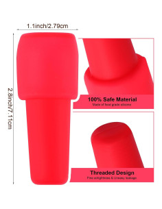 6 Tapones de Silicona para Botellas de Vino Zyghjort 2