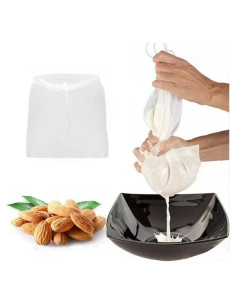 Bolsa Coladora Reutilizable Labriciyon 9g Malla Fina Blanca