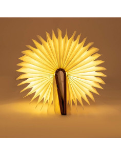 Lámpara de Libro Plegable XIUDI LED Madera 10x8cm 8 Colores 2
