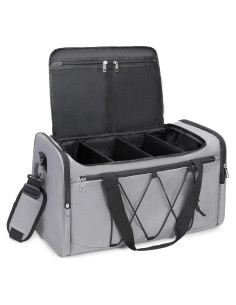 Bolsa de Zapatillas de Viaje Gris para 4 Pares hasta Talla 14