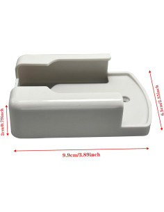 Soporte de Control Remoto Montado en Pared ZHUUO Blanco 2