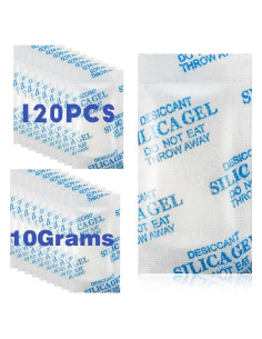 120 Paquetes de Gel de Silica Deshidratante 10g ODDIER