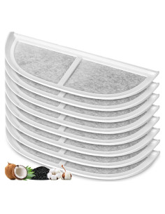 Filtros de Reemplazo Mestrol para Fuente de Agua Mascotas - 8 Unidades