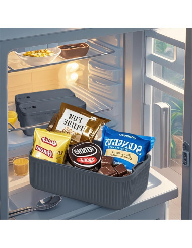 Caja de Almacenamiento con Cerradura BOMKVIN 23.5x12.7x9.1cm