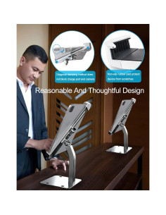 Soporte de Mesa Anti-Robo Woleyi para Tabletas 7-11" 2
