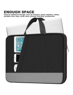 Funda para Laptop 15.6" Ampoock Negra Resistente al Agua 2