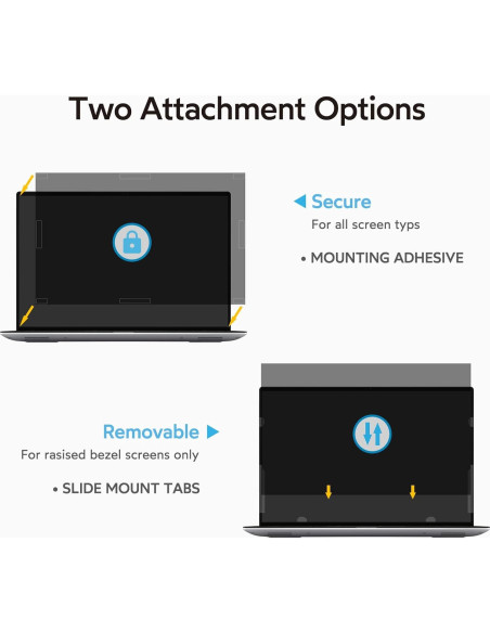 Filtro de Pantalla de Privacidad 14" MOBDIK Antirreflejo UV - Paquete de 2