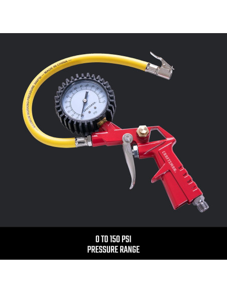 Pistola Infladora CRAFTSMAN CMXZTSG1031NB, 0-150 PSI, 3-en-1