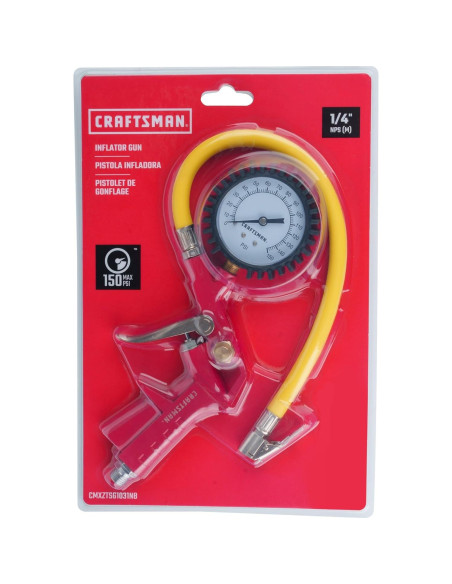 Pistola Infladora CRAFTSMAN CMXZTSG1031NB, 0-150 PSI, 3-en-1