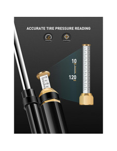 Inflador de Neumáticos EVOULTES con Manómetro 10-120 PSI 2