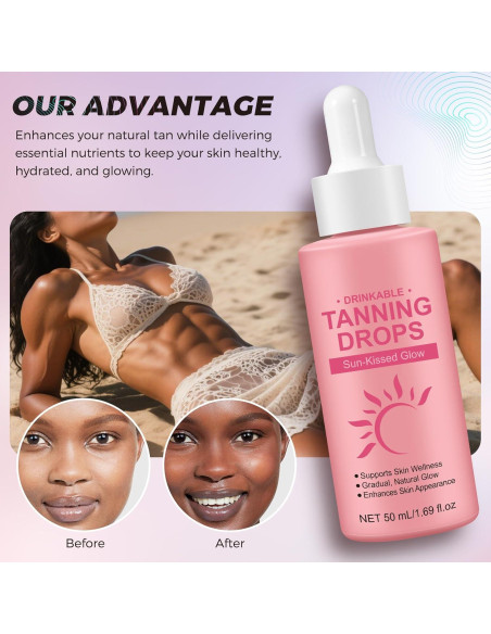 Gotas de bronceado sin sol Daiasns 50ml - Sabor sandía