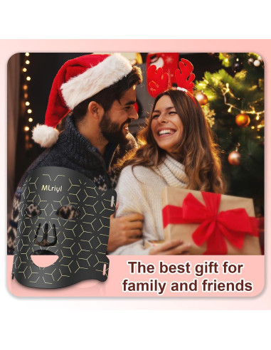 Máscara LED Terapia Luz Roja MLriyl 7 Modos Facial