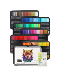 Set de Marcadores de Acuarela LIULIUCAI 156 Colores Doble Punta