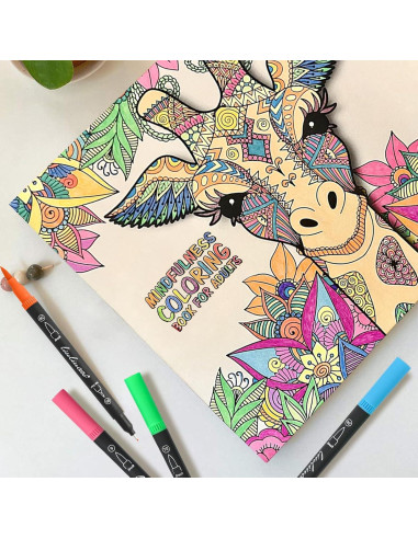 Set de Marcadores de Acuarela LIULIUCAI 156 Colores Doble Punta