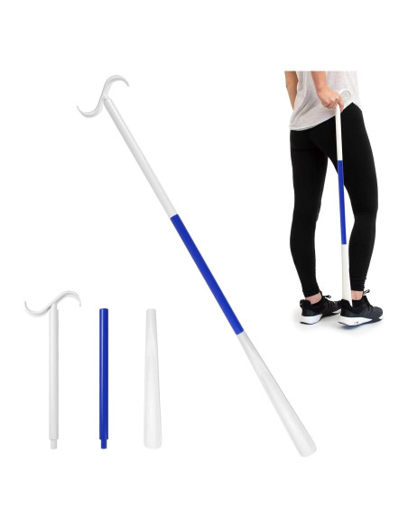 Cuerno de Zapato Ajustable Rewkcy 90 cm Mango Largo Azul