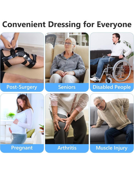 Cuerno de Zapato Ajustable Rewkcy 90 cm Mango Largo Azul