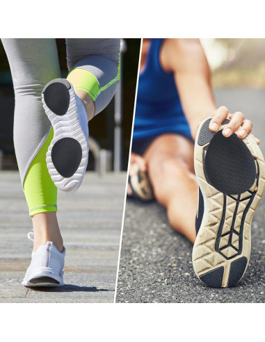 8 Almohadillas Antideslizantes Autoadhesivas para Zapatos Goma 8.89 cm