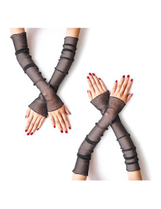 Mangas Largas de Encaje MUYDZ para Mujeres - Protección Solar