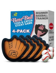 Juego de Lanzar y Atrapar Pelotas Refresh Sports - Paquete de 4