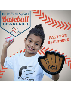 Juego de Lanzar y Atrapar Pelotas Refresh Sports - Paquete de 4 2