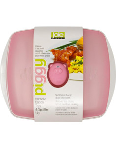Bandeja para cocinar tocino en microondas Joie Piggy 22.86x20.32cm 2