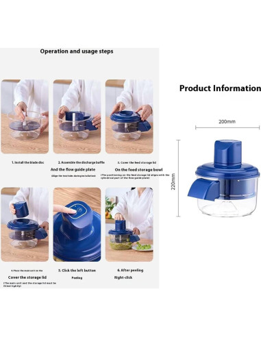 Peladora Eléctrica de Uvas y Tomates Cherry Genérico 300g