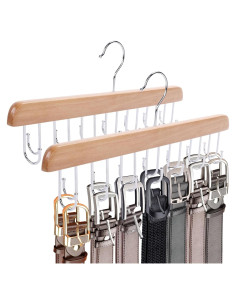 Organizador de Cinturones JOHOUSE 2 PCS con 14 Ganchos