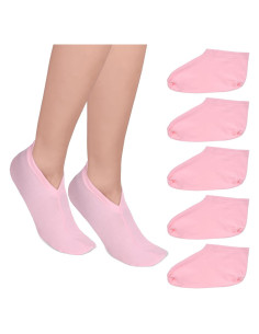3 Pares de Calcetines Hidratantes Rosa Xelsluthe para Pies Secos