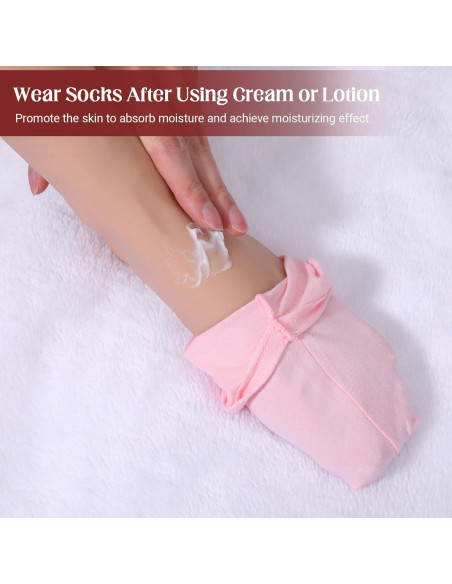 3 Pares de Calcetines Hidratantes Rosa Xelsluthe para Pies Secos